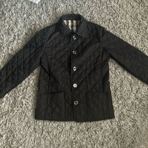 Black Burberry Coat